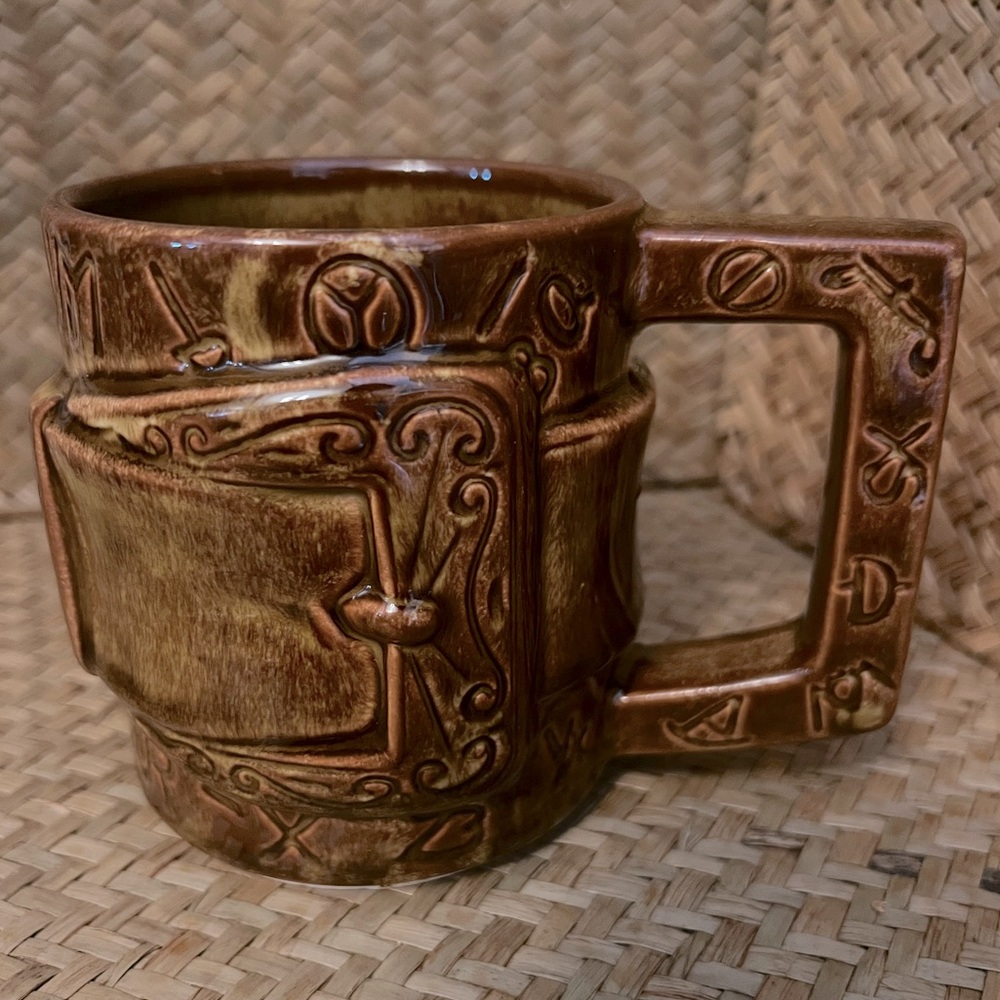 Vintage McCoy Buckle and peace mug